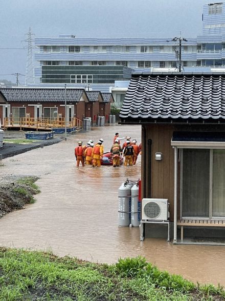 浸水想定区域内の仮設住宅が被害　平地少なく難しさも　能登豪雨