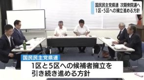 国民民主党静岡県連「最後まで戦う姿勢示す」次期衆院選へ 静岡1区・5区への擁立作業進める