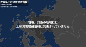 ＜解除＞【土砂災害警戒情報】佐賀県・佐賀市