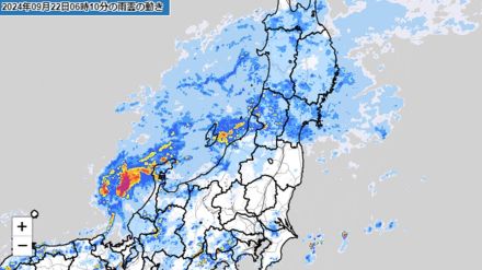 台風14号から変わった温帯低気圧で前線が活発化　山形県はこのあとも大雨に　特別警報の北陸～東北は厳重警戒を