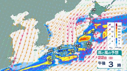 【大雨情報】西日本から東日本の日本海側　雷を伴い“非常に激しい雨”災害級の大雨のおそれ  太平洋側でもさらに雨量増　あすも西日本から東北地方にかけて非常に激しい雨が降る見込み　土砂災害や河川の増水や氾濫に厳重に警戒【雨風シミュレーション】