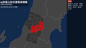 【土砂災害警戒情報】山形県・山辺町、中山町に発表