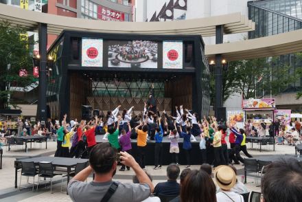 GLOBAL RING THEATREで待ってます！コンドルズ野外パフォーマンスが本日まで