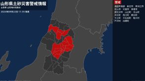 【土砂災害警戒情報】山形県・鮭川村に発表