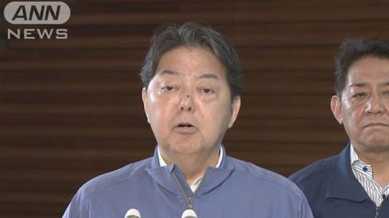 「災害応急対策に全力尽くす」林長官　能登地方を中心にした大雨被害を受け