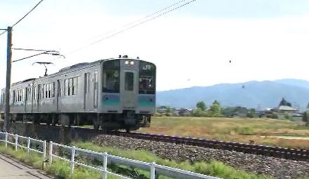 JR大糸線が運転再開　大雨の影響で運転見合わせの南小谷～白馬間