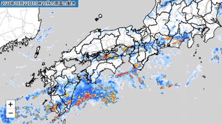 東北地方の大雨のピークは過ぎるも土砂災害に警戒…秋雨前線はこのあと四国と九州へ　鹿児島など九州南部の降水量は