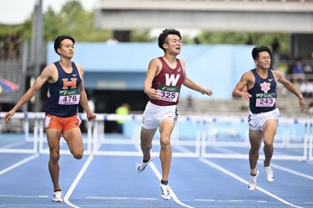 【陸上】渕上翔太が殊勲の400mH1年生V！再びの48秒台で標準突破・井之上ら抑え「自信になりました」／日本IC