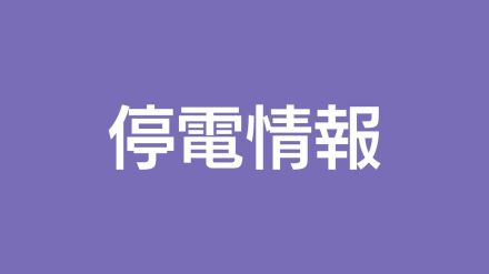 鹿児島県内で約420戸が停電　復旧見込みは確認中（午後3時半）